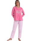 Pigiama donna Barbie invernale in caldo cotone e velluto Art. 62961