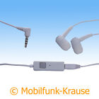 Headset Stereo In Ear Kopfhörer f. LG P500 Optimus One (Weiß)