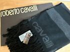 ROBERTO CAVALLI - SCIARPA GRIGIO / NERA   - ORIGINALE - NUOVA