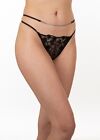 CHRISTIES - PERIZOMA/THONG WOMAN - BOLLICINE - 120875 - BLACK