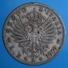 VITTORIO EMANUELE III 2 LIRE 1907 AQUILA SABAUDA SILVER COIN ARGENTO qBB