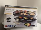 Silvercrest Raclette Grill Electric Non-Stick 6Person Griddle Plate 1400W BBQ