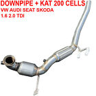 Tubo DOWNPIPE FAP DPF Audi A3 8P TT (8J) 1.9 2.0 TDi 143 170cv VA1 KAT 200 celle