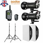 800w 2*Godox SK400II Studio Flash Strobe Light+XT-16 Trigger+Softbox Stand Kit