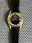 UNIVERSAL GENEVE POLEROUTER Microtor 218-2 GOLD Swiss Display Case Back Genta