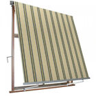 TENDA TENDE DA SOLE A CADUTA CON RULLO Verde Beige 300 x h. 245 cm DA BALCONE