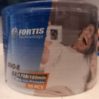 Fortis DVD-R 4,7 GB 8X confezione 50 Pezzi Printable Stampabili