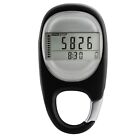 Accurate Steps Count Outdoor Clip Pedometer Clip-on Pedometer CR-2032 Battery