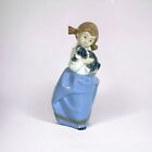 NAO by LLADRO Porcelain Figurine , Girl with Puppy / Dog