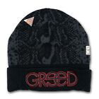 Original Cayler&Sons Greed Beanie Mütze Dope black snake/black/red