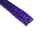 Clip-In 12" Hair Extensions Purple Leopard Print Emo Scene Extension Rave