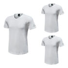 Set 3 T-Shirt Uomo NAVIGARE Cotone Bielastico Bianco / Nero Girogola e V.