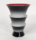 Vaso Ceramica Galvani Pordenone Decò Logo Epoca Giò Ponti Anni 30 Aerografo-701