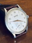 Big Orologio Eberhard  Cassa Acciaio 37,50m Original Dial Vintage Watch Oversize