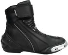 Scarpe stivaletti stivali protettivi bassi WinNet pelle moto protezioni sliders