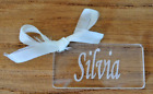 Segnaposto in plexiglas. Personalizzabili.Nomi invitati.Matrimonio,sposi.