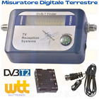 PUNTATORE MISURATORE DI CAMPO SEGNALE ANTENNA DIGITALE TERRESTRE FINDER DVB-T