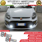 KIT FULL LED PER FIAT ABARTH PUNTO EVO LAMPADE H11 FENDINEBBIA 19000 LM NO ERROR