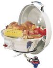 Barbecue Magma Marine Kettle in acciaio inox lucido con coperchio paravento e...