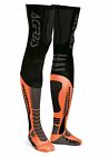 CALZE ALTE MOTO SOTTO GINOCCHIERE RINFORZATE ACERBIS SOCKS X-LEG ARANCIONE 42/44