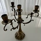 Candelabro candeliere Stile Rinascimentale in bronzo