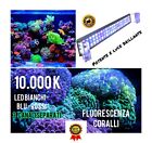 ✅Plafoniera Led Acquario Marino Luce 3 Canali Reef Coralli 80/100 Cm Slim Top ++