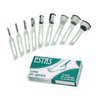 Lame Sgorbia Pedicure Sterilizzate Estas 10 pz