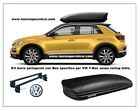 Barre portapacchi con BOX BAULE 400 LT. 165cm. specifico per VW T-ROC . (033333)