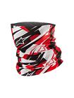 Scaldacollo estivo Alpinestars Neck Tube bianco nero rosso