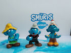 Lotto 3 Puffi Smurf incompleti Pejo Schleich