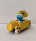 Puffo smurf in automobile con fungo 1983