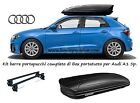 Specifico X  AUDI A1 (8XA) 5p. Barre portapacchi + BOX BAULE TETTO da 400 Litri.