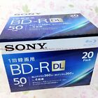 SONY 20pack Bd-R DL 50GB HD Blu-Ray 4x Vuoto Disco Media Stampabile 36918 Jpn