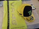 Cappello Monster Valentino Rossi Autografato Nuovo Con Etichetta