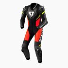 REV IT HYPERSPEED 2 TUTA BLACK RED/BLACK BLU TUTA INTERA UOMO DA MOTO