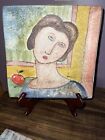 Italian Pottery Ivo Lazzeretti for ITALLICA ARS Handpainted Portrait Lazzaro MOD