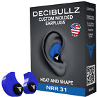 Decibullz Custom Moulded Ear Plugs Hearing Protection Defenders Shooting