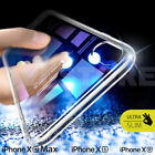COVER CUSTODIA PER IPHONE XR XS MAX 7 8 11 12 TPU SILICONE ESSENTIAL SLIM Vetro