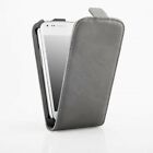 Custodia per Samsung Galaxy S Duos S7562 galaxy trend top open pelle cover Gray