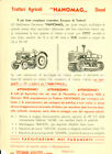 1954 HANOMAG Trattori agricoli a ruote e cingolati ILLUSTRATO
