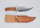 COLTELLO ARTIGIANALE DP BOWIE CON LAMA IN ACCIAIO 440 CACCIA PESCA SURVIVAL