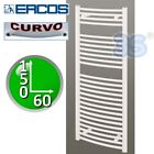 Scaldasalviette CURVO bianco TEKNO Ercos cm 150x60 interasse 55