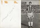 VERA FOTOGRAFIA BRUNO NICOLE JUVENTUS CALCIO AUTOGRAFO  ORIGINALE 1962