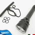 TORCIA SUBACQUEA RICARICABILE A 5 LED CREE PER SUB DIVING SCUBA  WATERPROOF