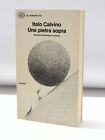 ITALO CALVINO - UNA PIETRA SOPRA - 1a ed. Einaudi, 1980