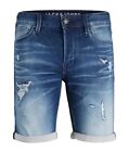 BERMUDA SHORTS UOMO JACK & JONES BLU JEANS DENIM