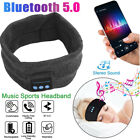 Bluetooth 5.0 Sports Headband Wireless Stereo Headphones Run Music Sleep Headset