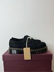 DR MARTENS BLACK 1461 BEX MADE IN ENGLAND SUEDE SHOES UK 10 EU 45