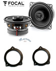 FOCAL ACX 100 KIT 2 CASSE 10cm PER  BMW + SUPPORTI ALTOPARLANTI AUTO ANT / POST