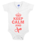 Tutina Neonato Baby Body Divertente "Keep Calm"